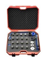 FJC Radiator and Cap Pressure Tester Kit for Cooling System Diagnosis (43645)