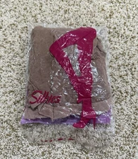 Silkies Control Top Pantyhose 2 Pair Pack Size Large Nude