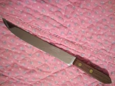 Butcher / kitchen knife.  Robinson Knife Company.   8" blade.  12 1/2" total.