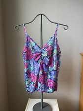 Vintage 90s Undercover Wear Camisole Tank Top Medium Floral Delight Lingerie USA