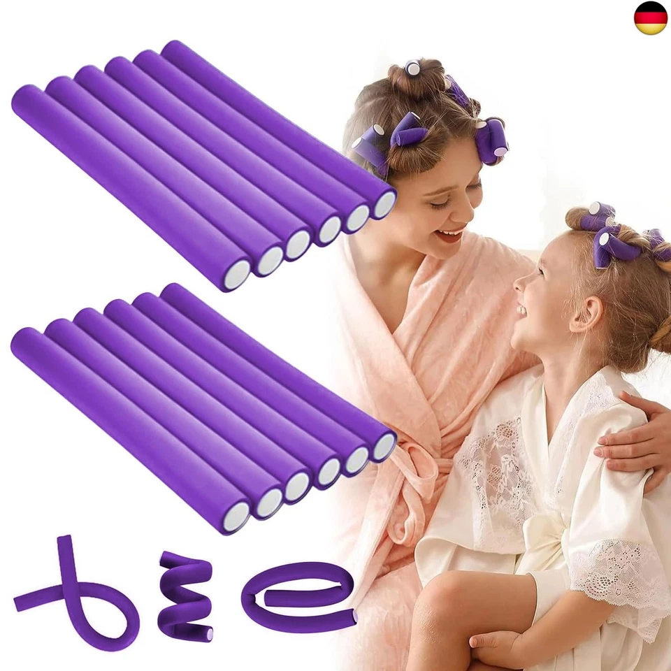MAGISEL Lockenwickler, 10 Stück DIY Design Flexible Locken Ohne Hitze, Papilotten