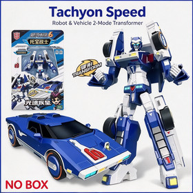 Golden Edition Tobot V Galaxy Detective Car Transform Robot Tachyon NO BOX