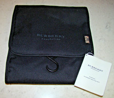 NWT Burberry Fragrances Hanging Wash Black Bag