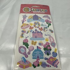 VTG Sandylion Stickers Unicorn Rainbow Castle Fantasy
