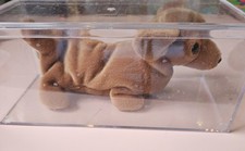 Ty Beanie Baby Weenie 1995 Style 4013 Retired Original Brown Dog Plush with Tags
