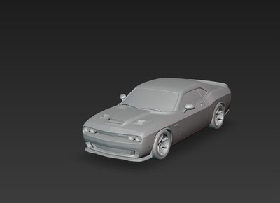 LYTA160359 1/160 Unpainted 3D Printed Mini Car Model, Scene Layout Decor 2Pcs