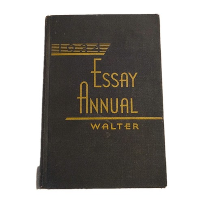 #ad 1934 Essay Annual Yearly Collection of Significant Essays Erich Walter HC $19.99