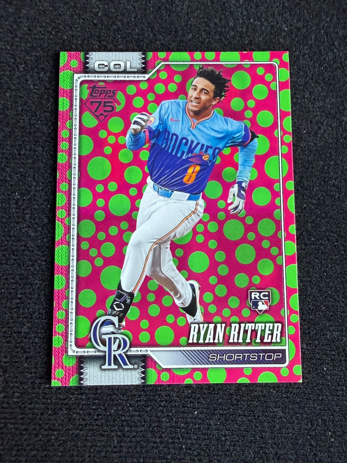 Ryan Ritter Rookie 2026 Topps Series One Topps 75 #18 Pink with Green Polka Dots