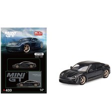 1/64 Mini GT Porsche Taycan Turbo S Volcano Grey Metallic Model Car - MGT00433