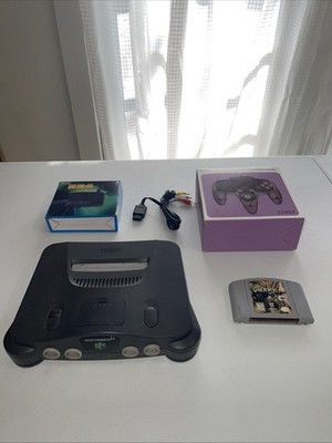 Nintendo N64 Bundle with Quake 2 and New Controller Plus Wires Tested Working