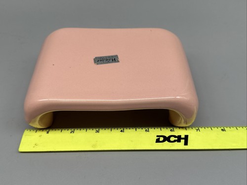 VTG HAEGER Pink Ceramic Display Stand Base 3291-1984 Vintage Pottery Plant Riser - Picture 6 of 9
