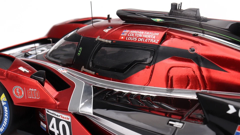 TSM Model 1:18 ACURA ARX-06 GTP #40 WINNER IMSA 12H SEBRING 2024 - TS0592 - Image 4 of 4