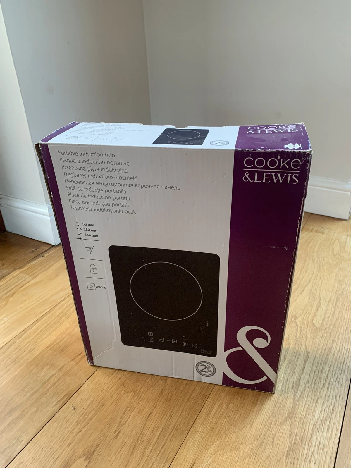 Cook & Lewis Portable Hob 2000W