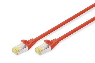 DIGITUS DK-1644-A-020/R Patch Cable Patch cable - S-FTP - LSZH Cat-6A - 2 m red