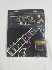 Thinkgeek Electronic Guitar Shirt Size Large with Amplifier Playable NEW