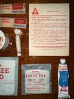 Vintage 1960s ACME Handyman First Aid Travel Kit | Plastic Medical Box & Items — photo 4
