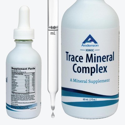 Trace Mineral Complex | Full Spectrum Minerals | Ionic Liquid Mineral Drops f...
