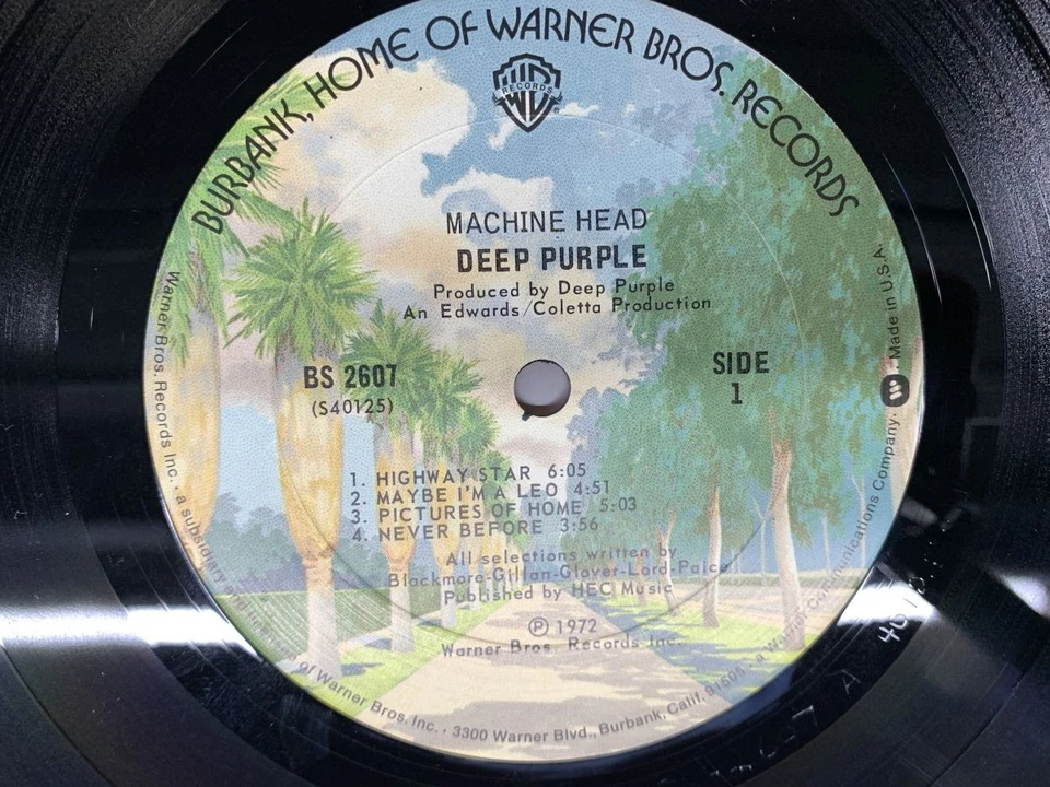 Deep Purple Machine Head US LP [64745ER] - Image 2 of 2