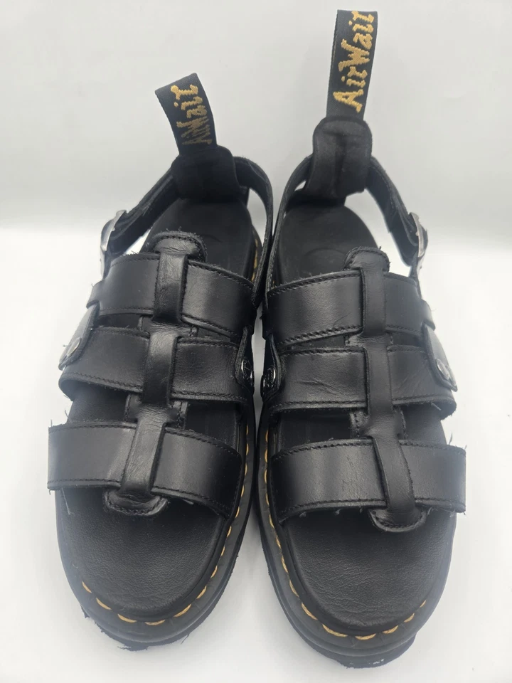 Dr. Martens Terry Fisherman Mens Black Sandals Size 8 M - Image 3 of 4