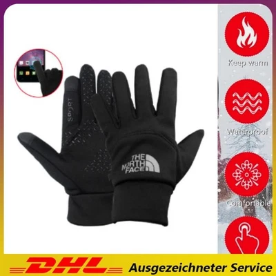 THE NORTH FACE L/XL Wasserdicht Screentouchable Herren Winter Handschuhe Unisex Radfahren NEU
