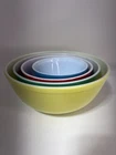 Pyrex Primary Colors Nesting Mixing Vintage Bowls Set of 4 - 401, 402, 403, 404