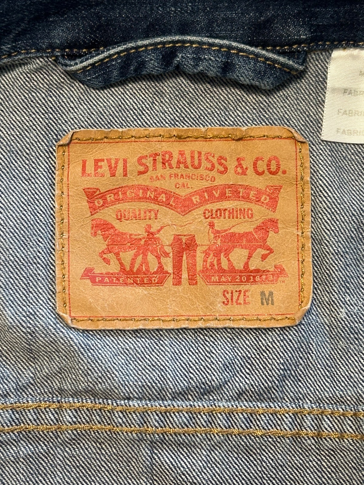 Levi’s authentic distressed patchwork patched ret… - image 9