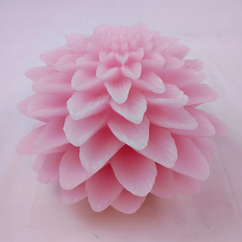 Vela de cera sin llama Home Reflections rosa dalia funciona con pilas - totalmente nueva Foto 2 de 4