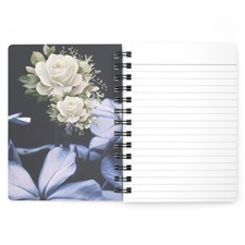 In Bloom Spiral Bound Journal, Floral Notebook, Botanical Diary, Garden Theme