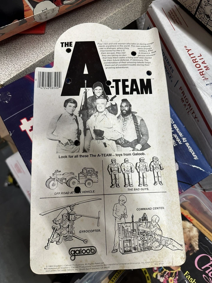 Figura de colección Galoob A Team Pmpleton Peck Face sellada sin usar, en caja sin perforar rara Foto 4 de 4