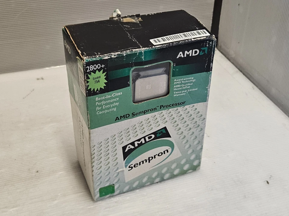 AMD Sempron 2800+, 1.6GHz, SDA2800AI03BX, Socket 754 - With Original Box and FAN - Image 4 of 4