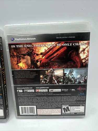 God of War 1 2 & 3 *TESTED* CIB Complete Playstation PS3 - Picture 7 of 13