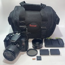 Canon EOS Rebel T6 DSLR Camera W/ EF-S 18-55MM Lens Charger Bag 32GB Tested