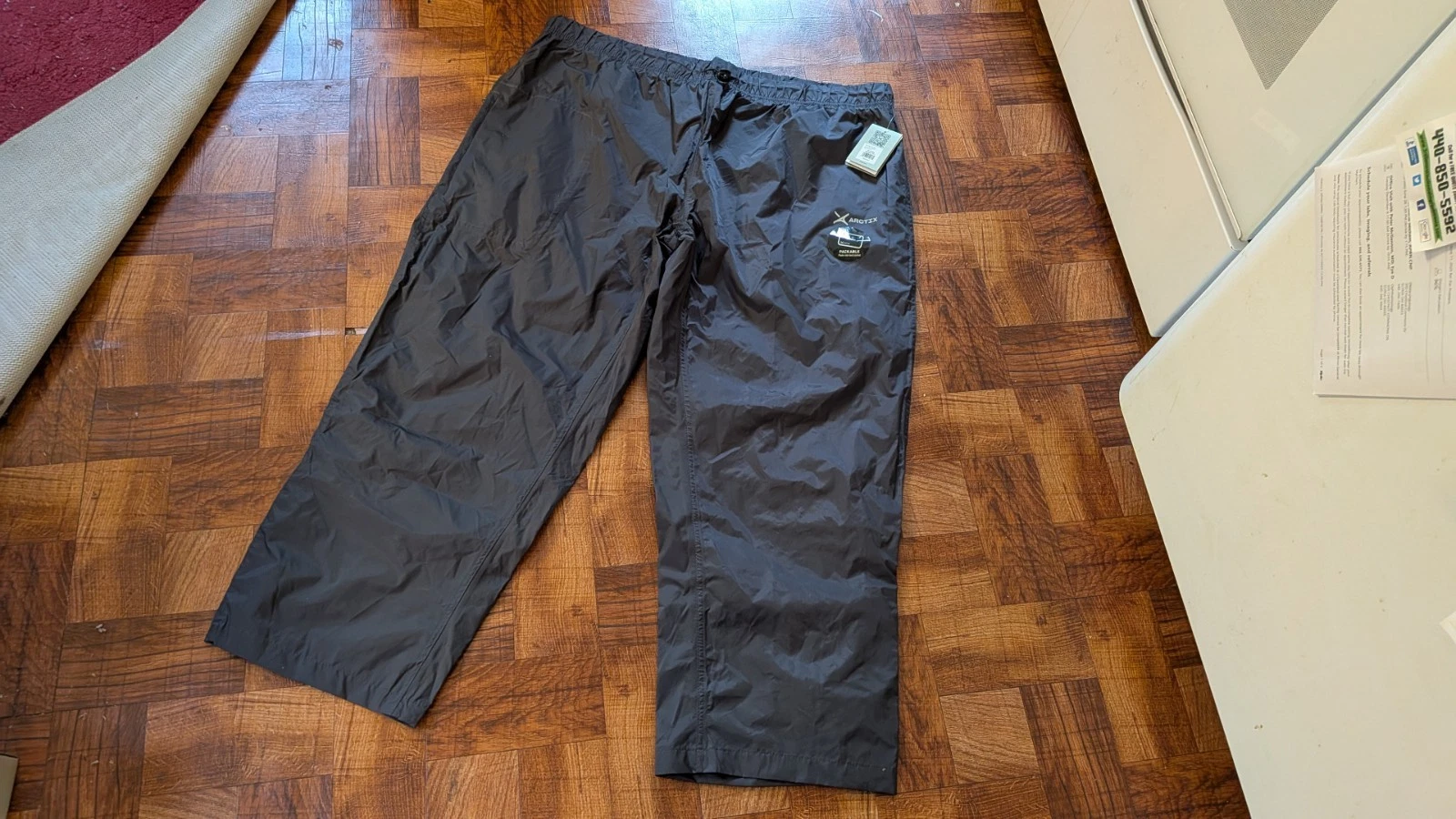 Arctic Men's Storm Rain Pants Charcoal 3XL 48-50W 30L Weather Outdoors NWT