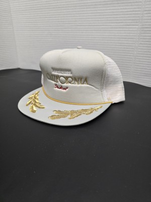 Universal studios, california rope front embroidered bill trucker, hat.