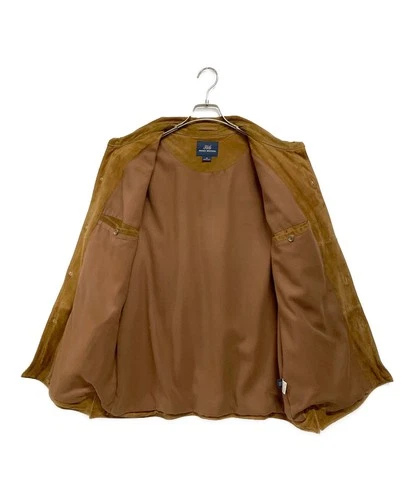 Brooks Brothers 346 Ram Leather Jacket Men's Size M Camel image 3