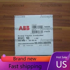 1PCS New ABB RVC-10 RVC10-1/5A Power Factor Controller In Box US Free TAX
