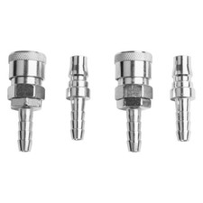 Adapter Air Line Hose Fittings For Quick Tool Change 4pcs Spring Loaded