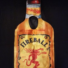 Fireball Whisky Costume Adult Liquor Bottle Halloween One Size