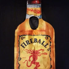 Fireball Whisky Costume Adult Liquor Bottle Halloween One Size 