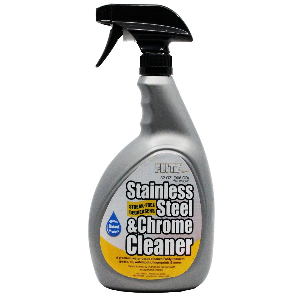 FLITZ Stainless Steel & Chrome Cleaner 32oz