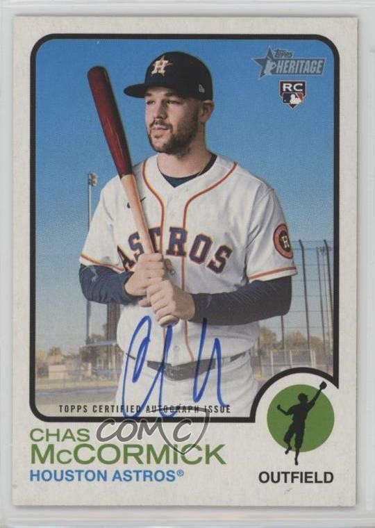 2022 Topps Heritage Real One Auto Chas McCormick #ROA-CM Auto 1lw4