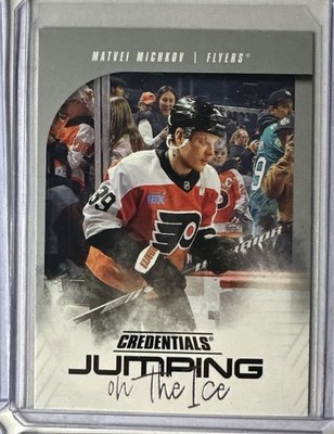 2024-25 Upper Deck Credentials - Jumping on the Ice Matvei Michkov #JI-MM (RC)