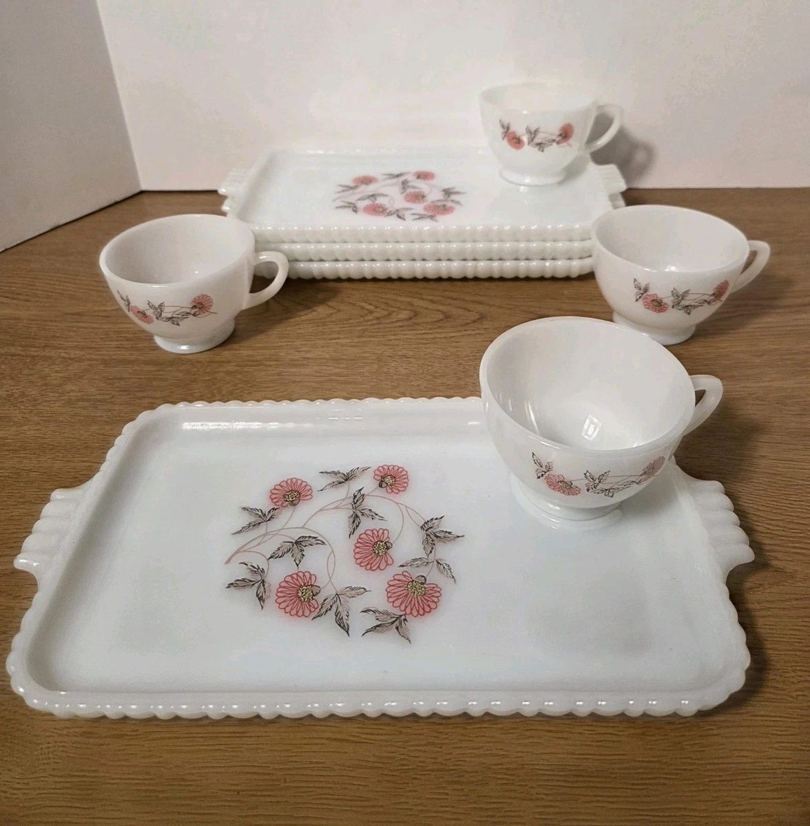 Fire King Snack Set for sale | eBay