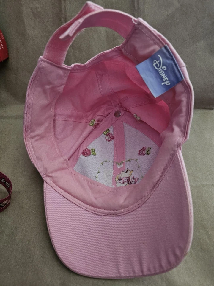 Pooh Bear & Piglet Pink Embroidered Adjustable Baseball Cap, Size 2T - 3T - Image 3 of 4