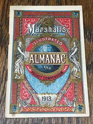 cigarette compendium 1913 Marshall's Illustrated Almanac And Pocket Compendium, Cubeb Cigarettes