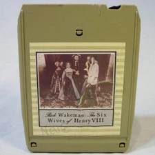 Rick Wakeman 8 Track Tape Six Lives of Henry VIII New Pad Splice PLAYTESTED