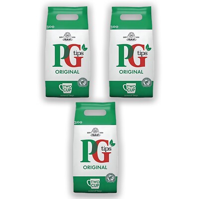 PG Tips schwarzer Tee Dreierpack (3 x 870 g) 900 Beutel Schwarzer Tee Schwarztee