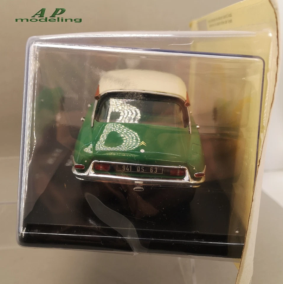 modellino auto scala  1: 24 citroen ds 19 del 1956 macchinia da collezione usato - Immagine 4 di 4