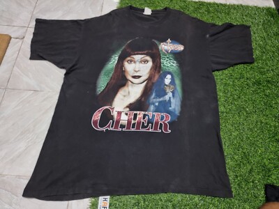 rare Vintage 90s Cher Do You Believe Rap Tee Hip Hop Concert Tour 