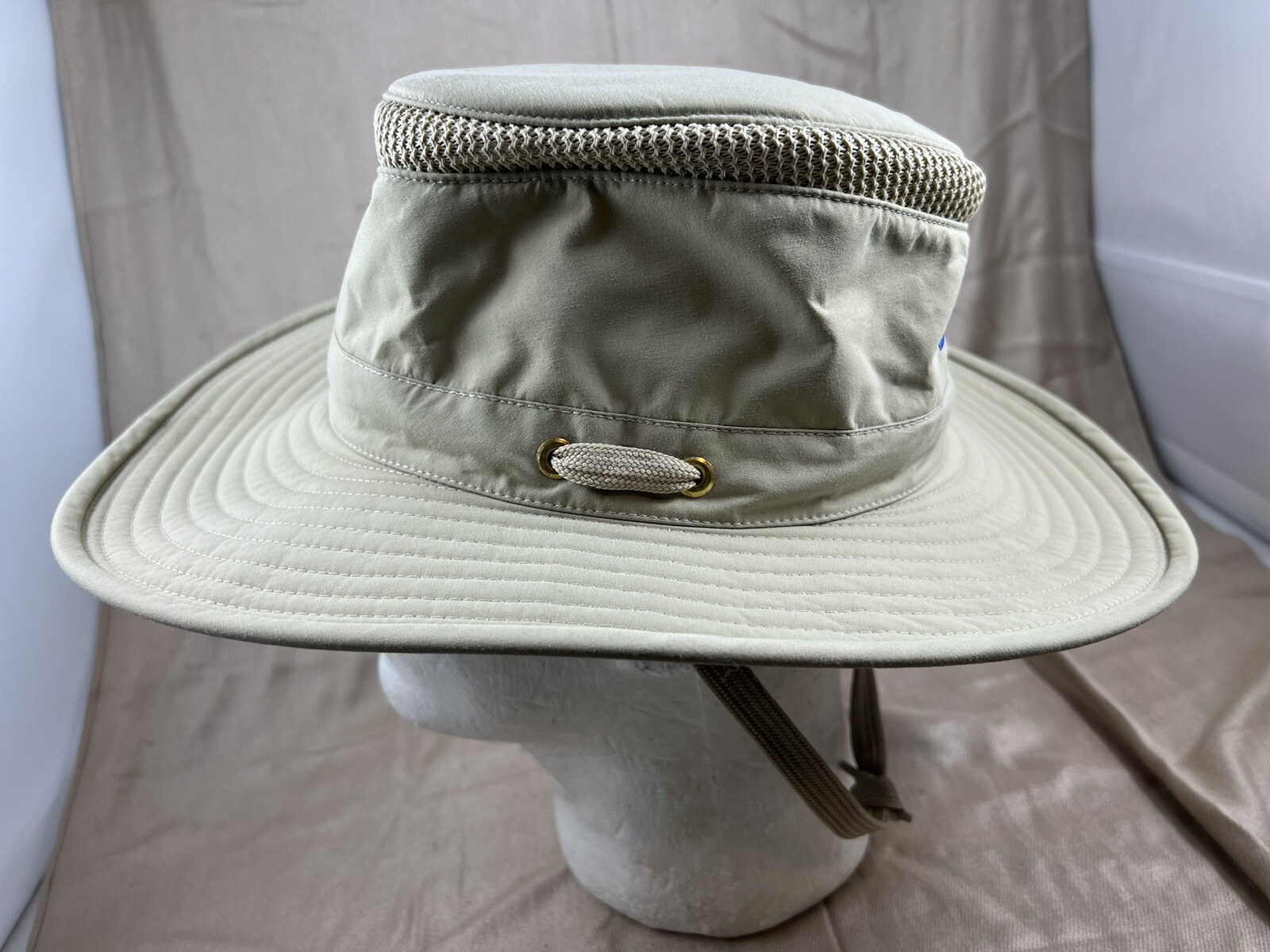 Chapeau Tilley Airflo LTM3 Pour Homme – Khaki/olive, Taille 7-5/8, UPF 50+, Nylon Résistant, Poche Secrète